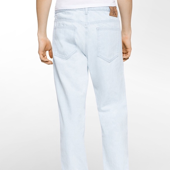 Calvin Klein Ice Blue Model Anti Fit Jeans Grunge - Picture 2 of 13